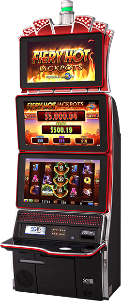 Fiery Hot Jackpots - Silver Stallion Cabinet